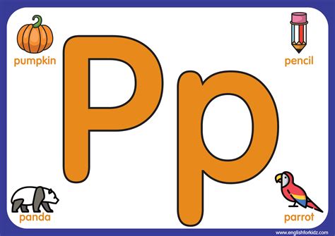 letter p in english.